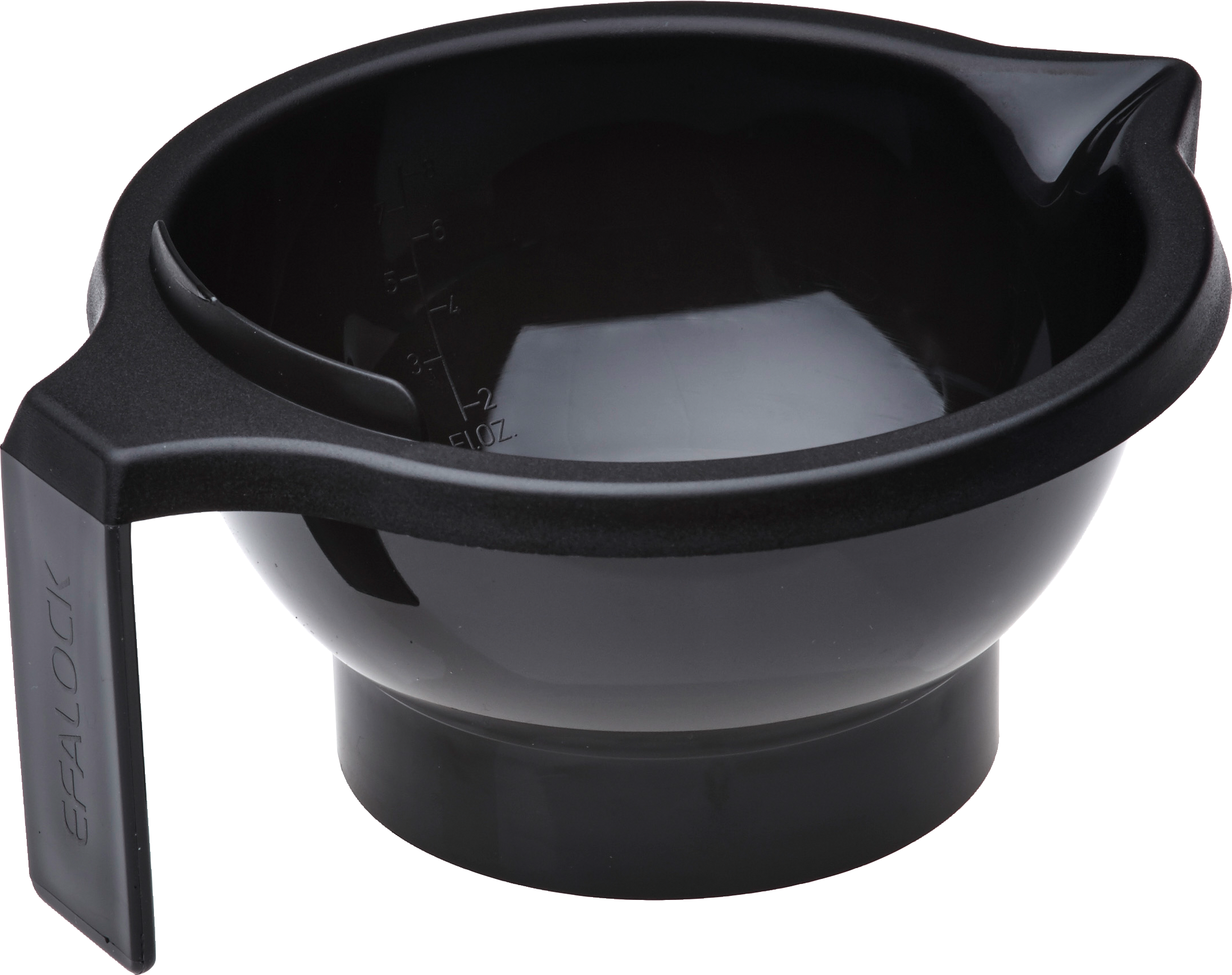 ACRYL Färbeschale 250ml schwarz