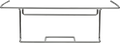 PICCOLO Halter für Arbeitskasten verchromt