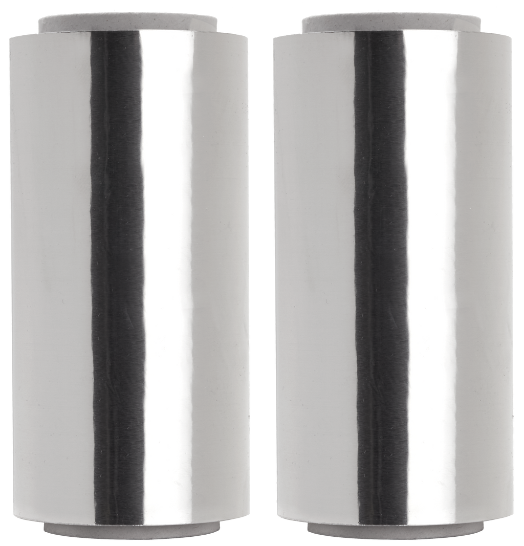 Strähnen-Alufolie silber 50m/20my/12cm 2Stk.