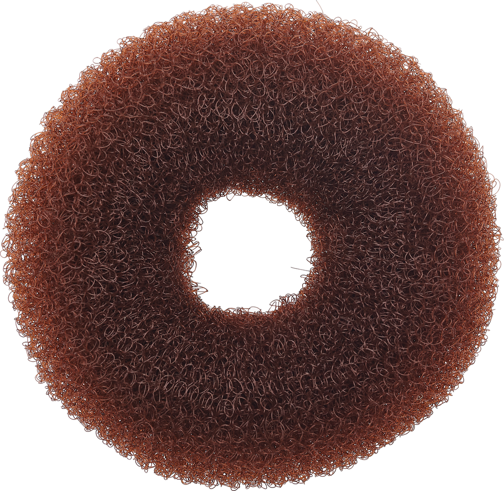 Haarknotenring 8cm braun