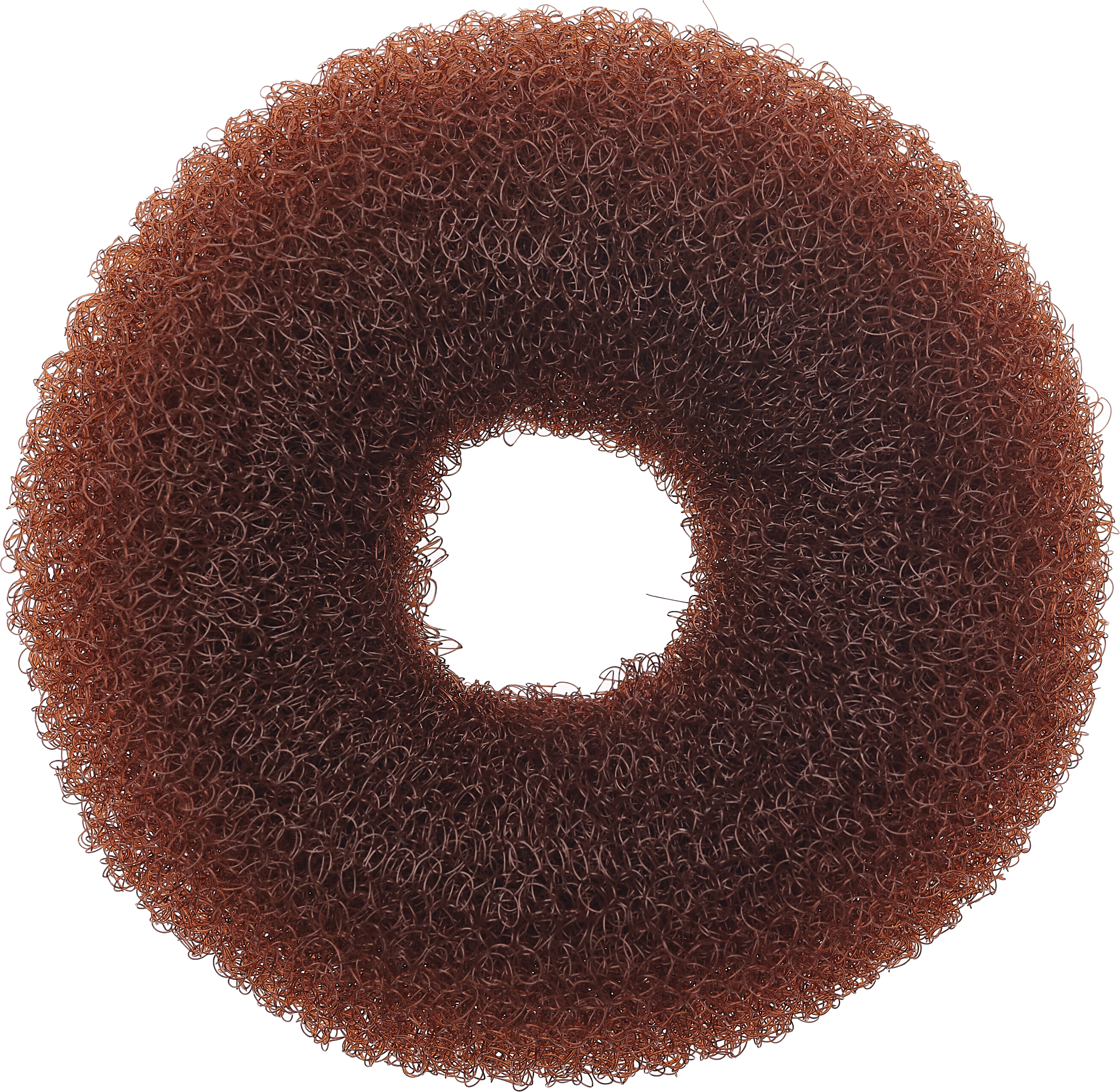 Haarknotenring 9cm braun