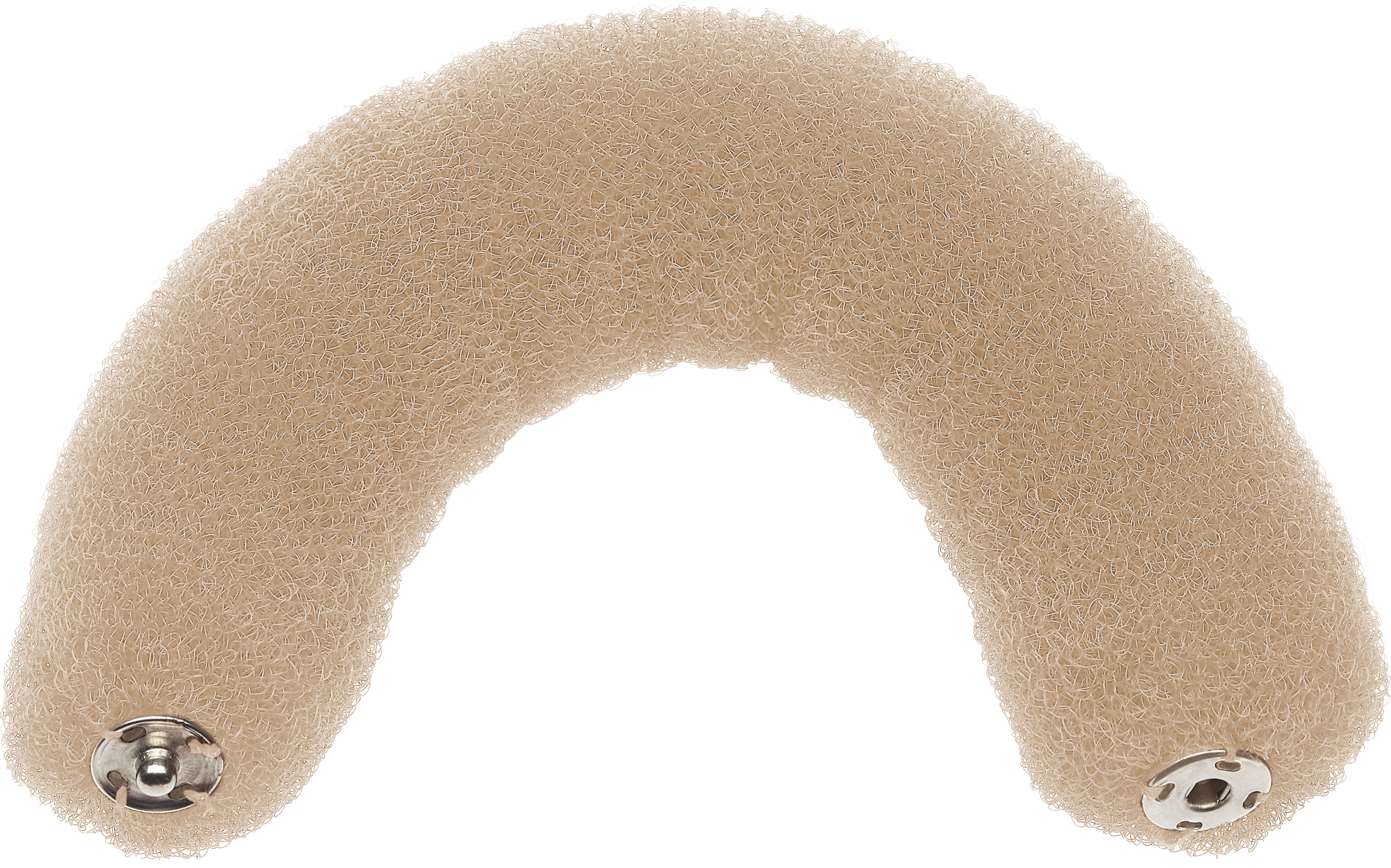 Haarknotenrolle mit Druckknopf 18cm blond