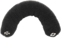 Haarknotenrolle mit Druckknopf 18cm schwarz