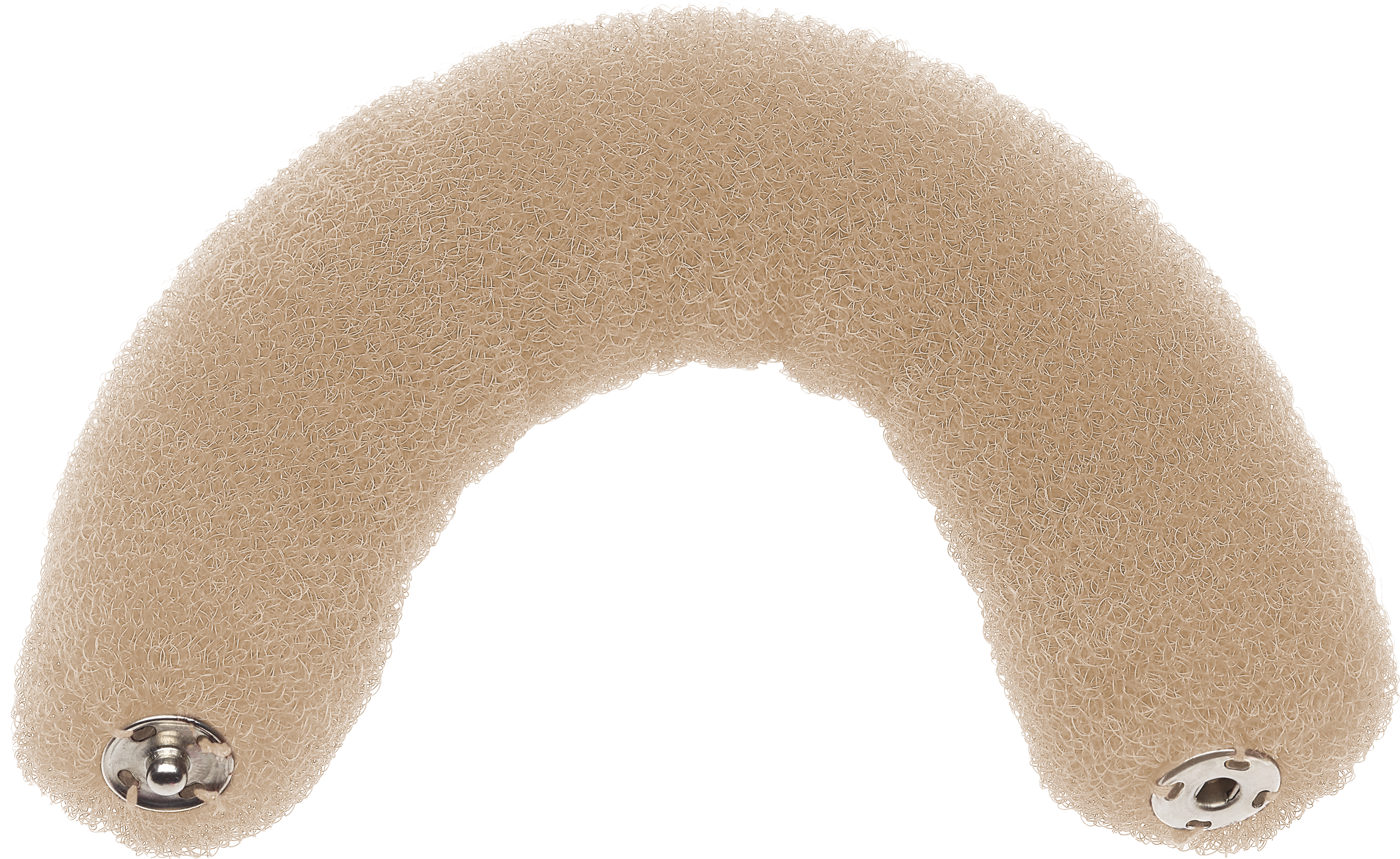 Haarknotenrolle mit Druckknopf 23cm blond