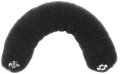 Haarknotenrolle mit Druckknopf 23cm schwarz