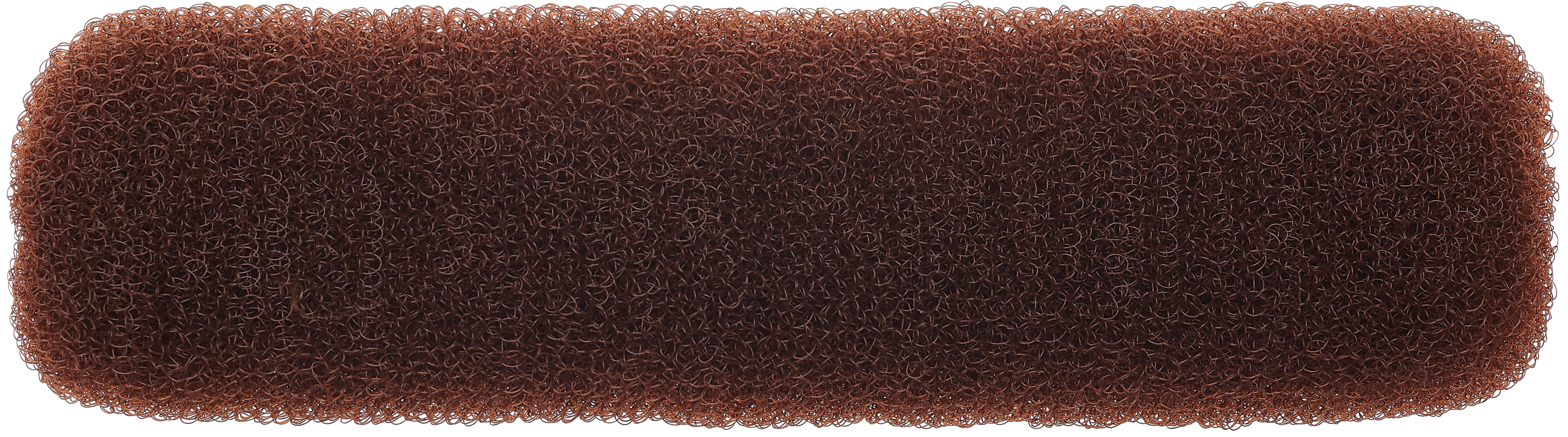 Haarknotenrolle 15cm braun