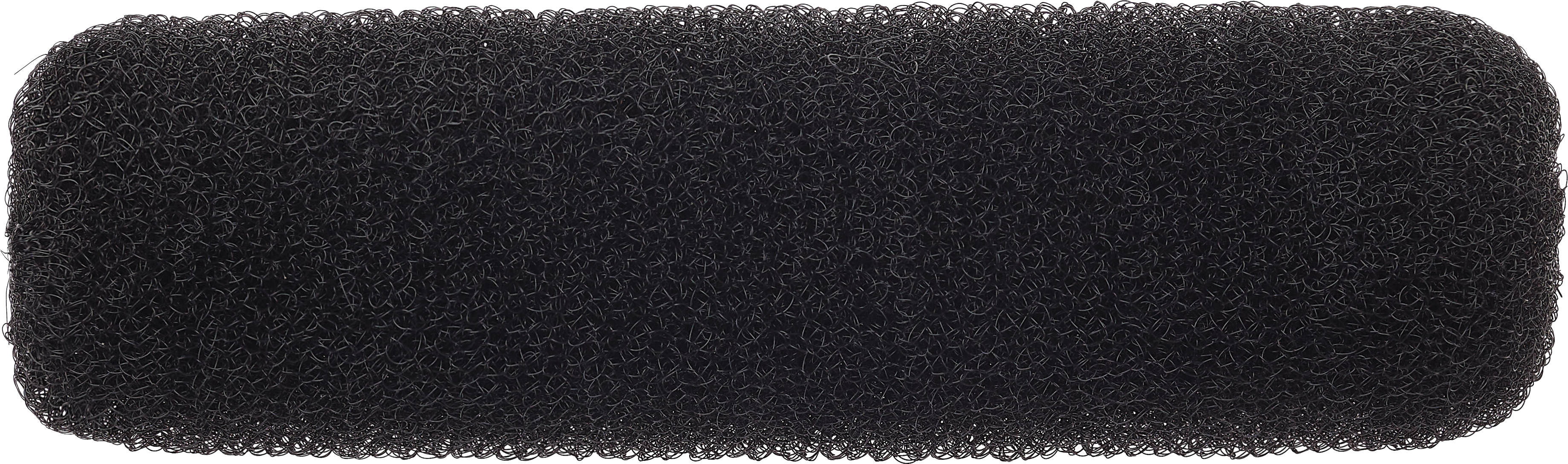Haarknotenrolle 15cm schwarz