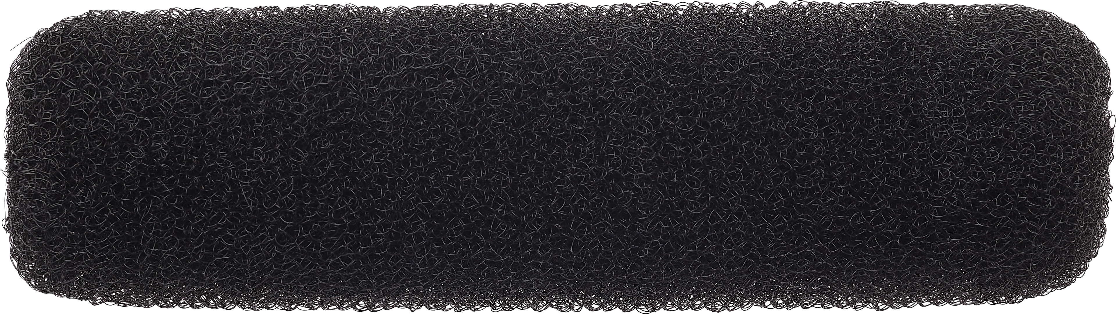 Haarknotenrolle 18cm schwarz