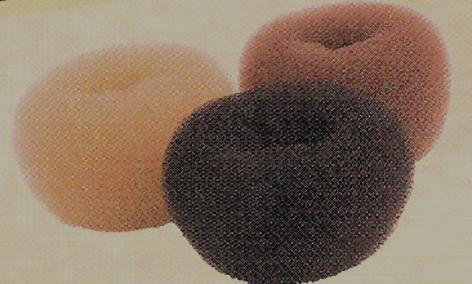 Haarknotenring 10cm blond