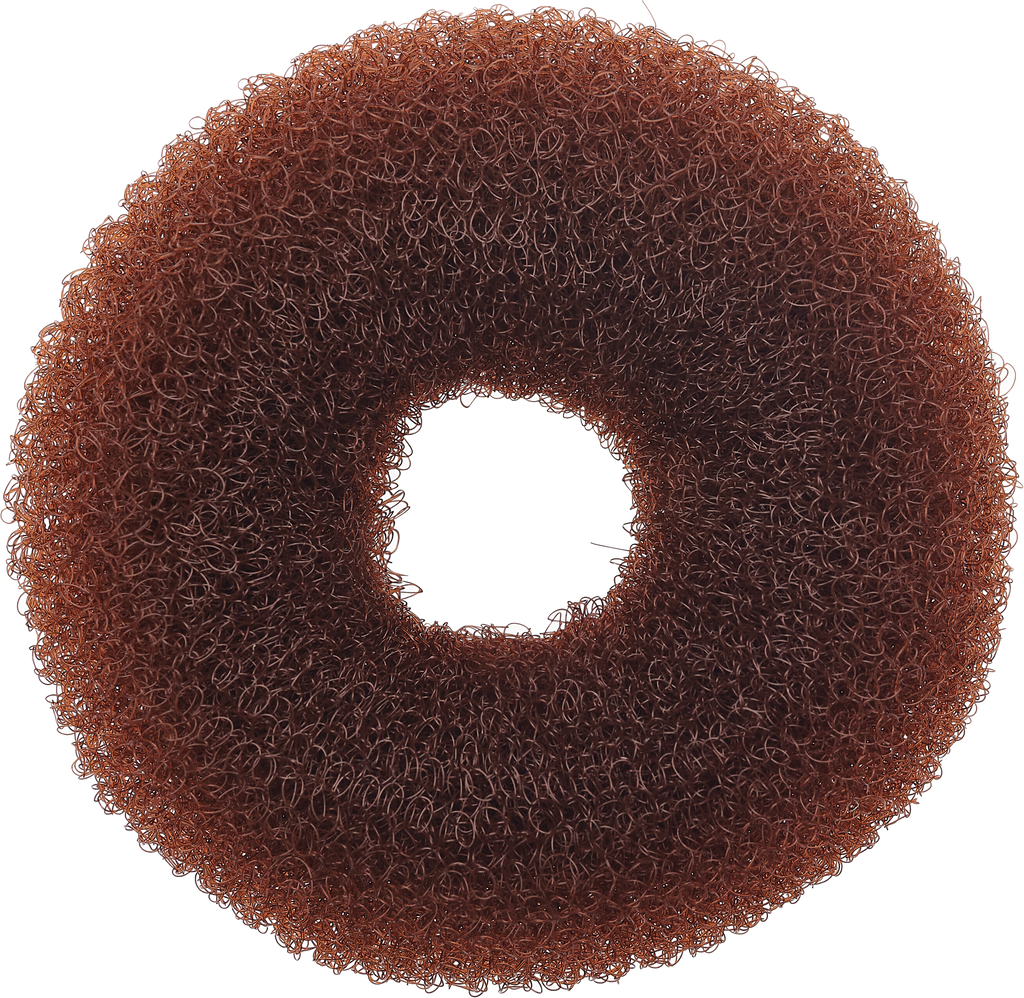Haarknotenring 10cm braun