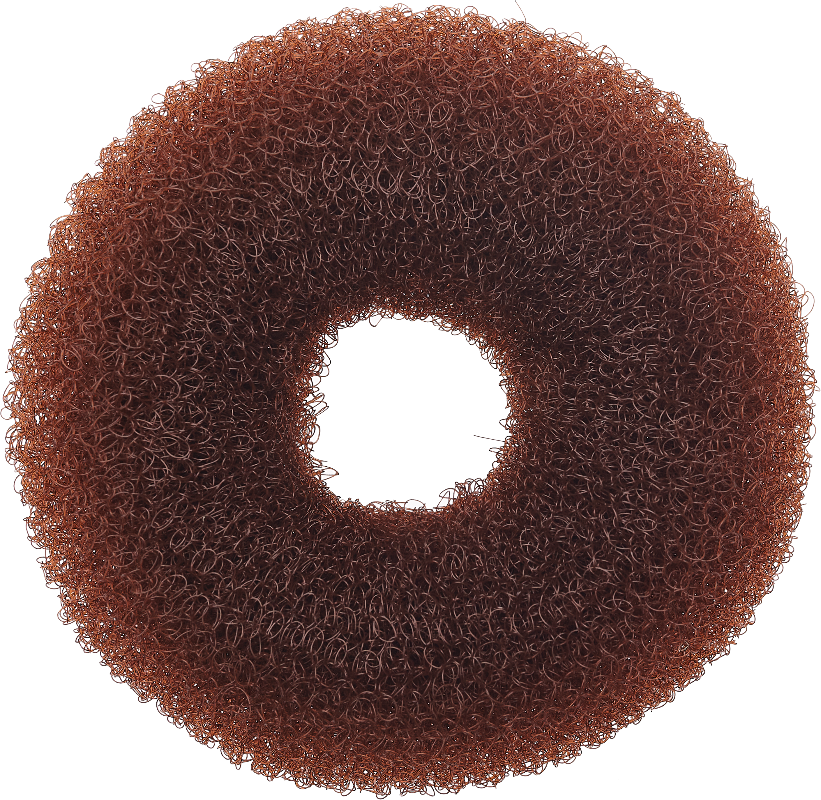 Haarknotenring 10cm braun