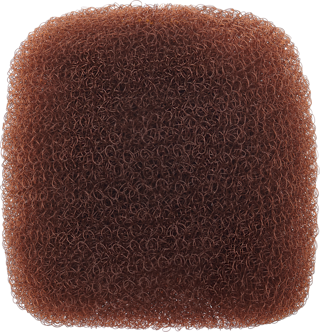 Haarknotenring 10cm braun