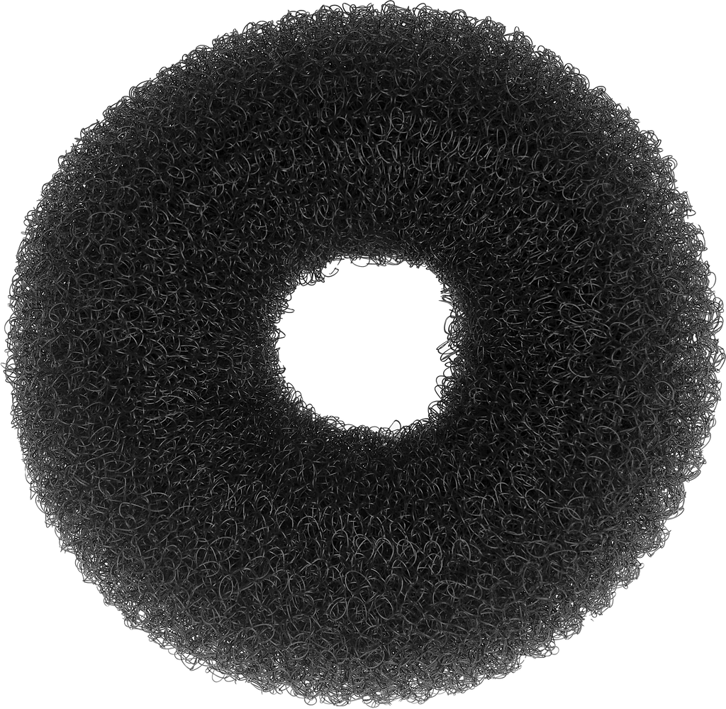 Haarknotenring 10cm schwarz