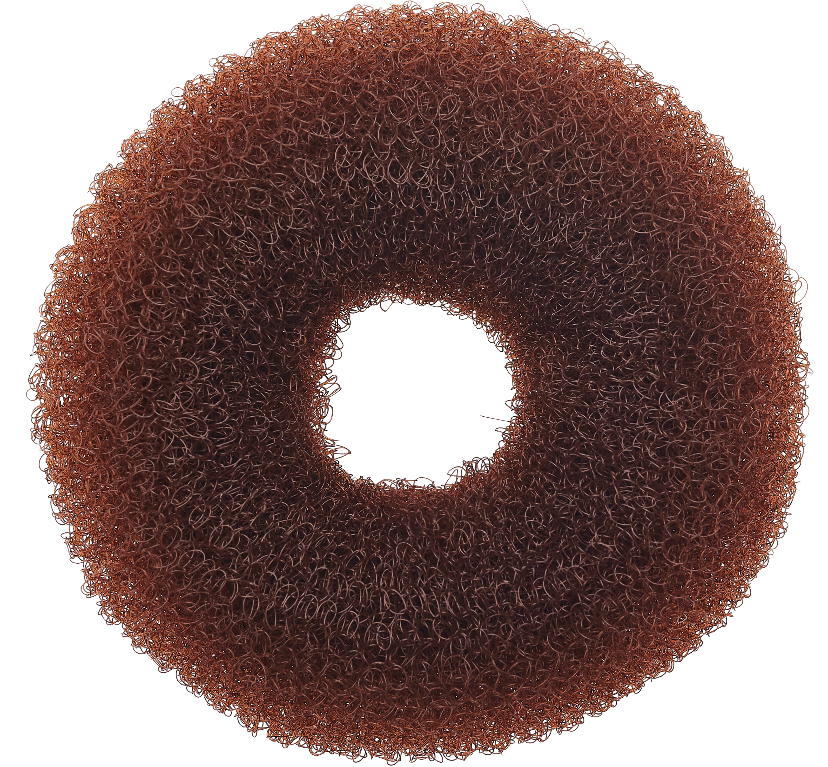 Haarknotenring 14cm braun