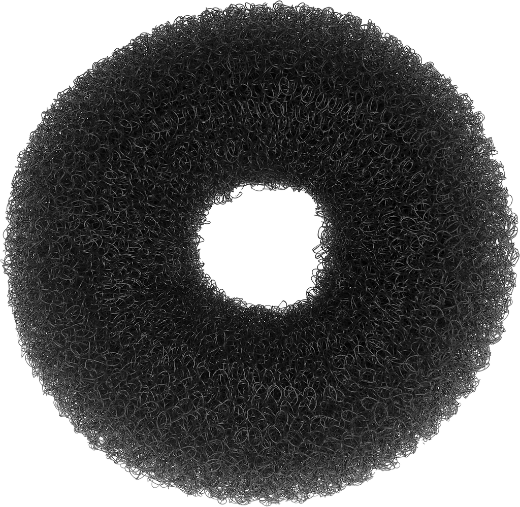 Haarknotenring 14cm schwarz