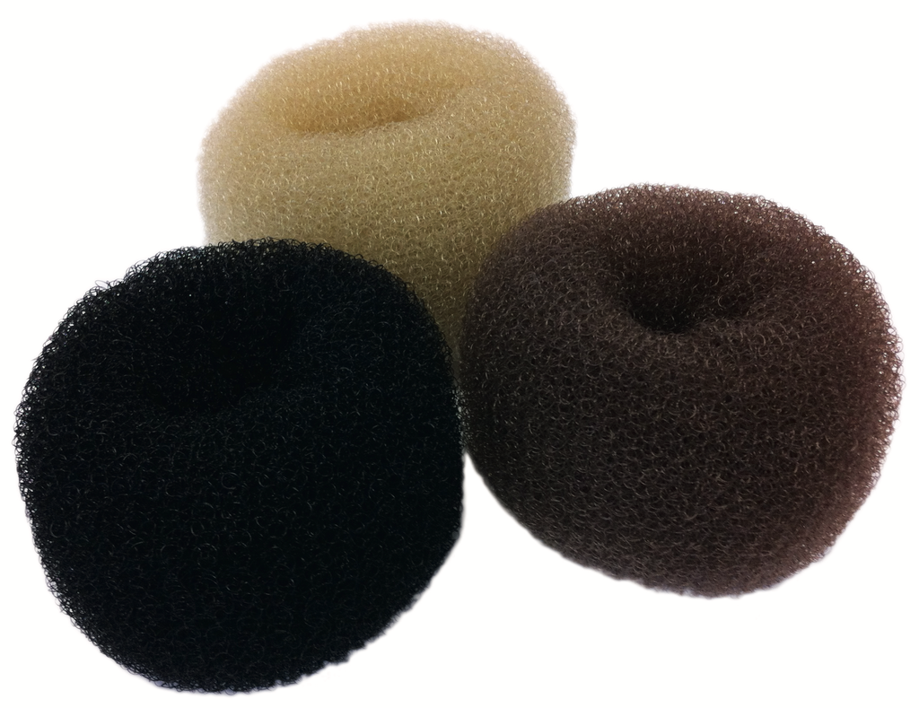 Haarknotenring 14cm schwarz