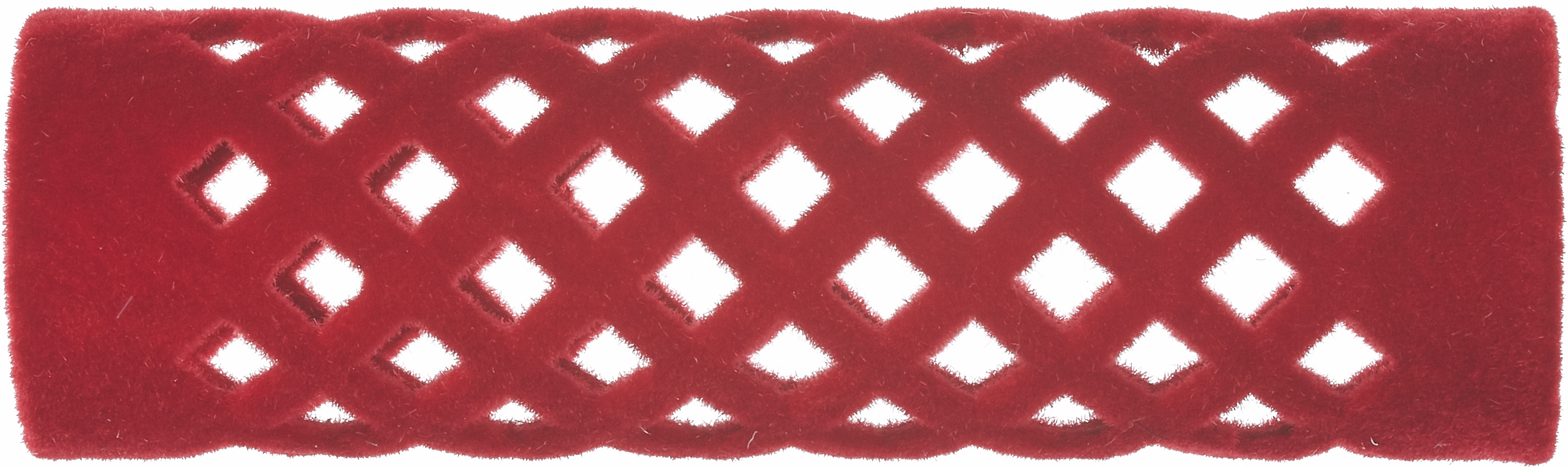 FLOCKED CURLER Metallwickler beflockt 65mm - 18mm rot 12Stk.