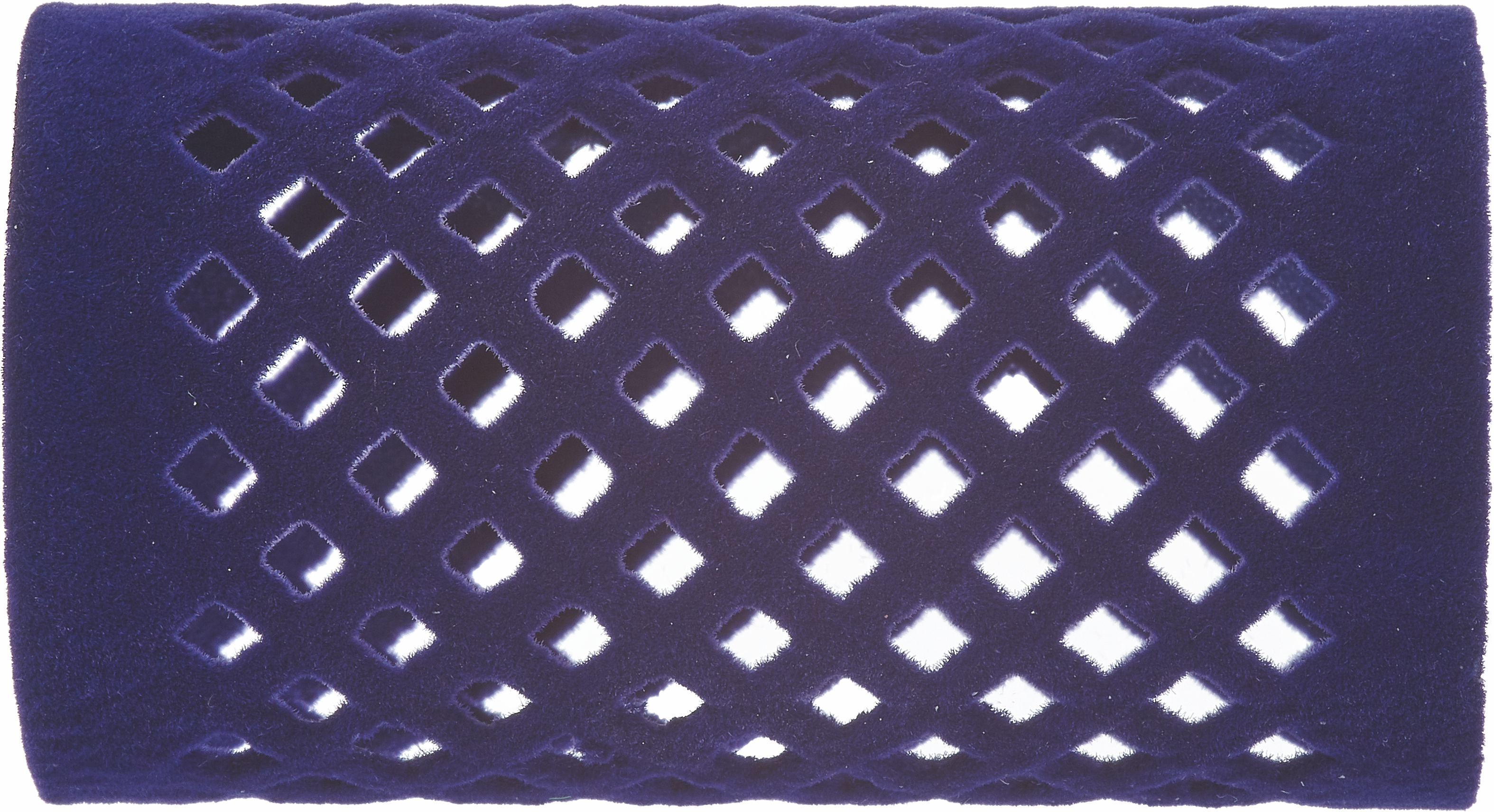 FLOCKED CURLER Metallwickler beflockt 65mm - 36mm blau 12Stk.