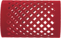 FLOCKED CURLER Metallwickler beflockt 65mm - 40mm rot 12Stk.