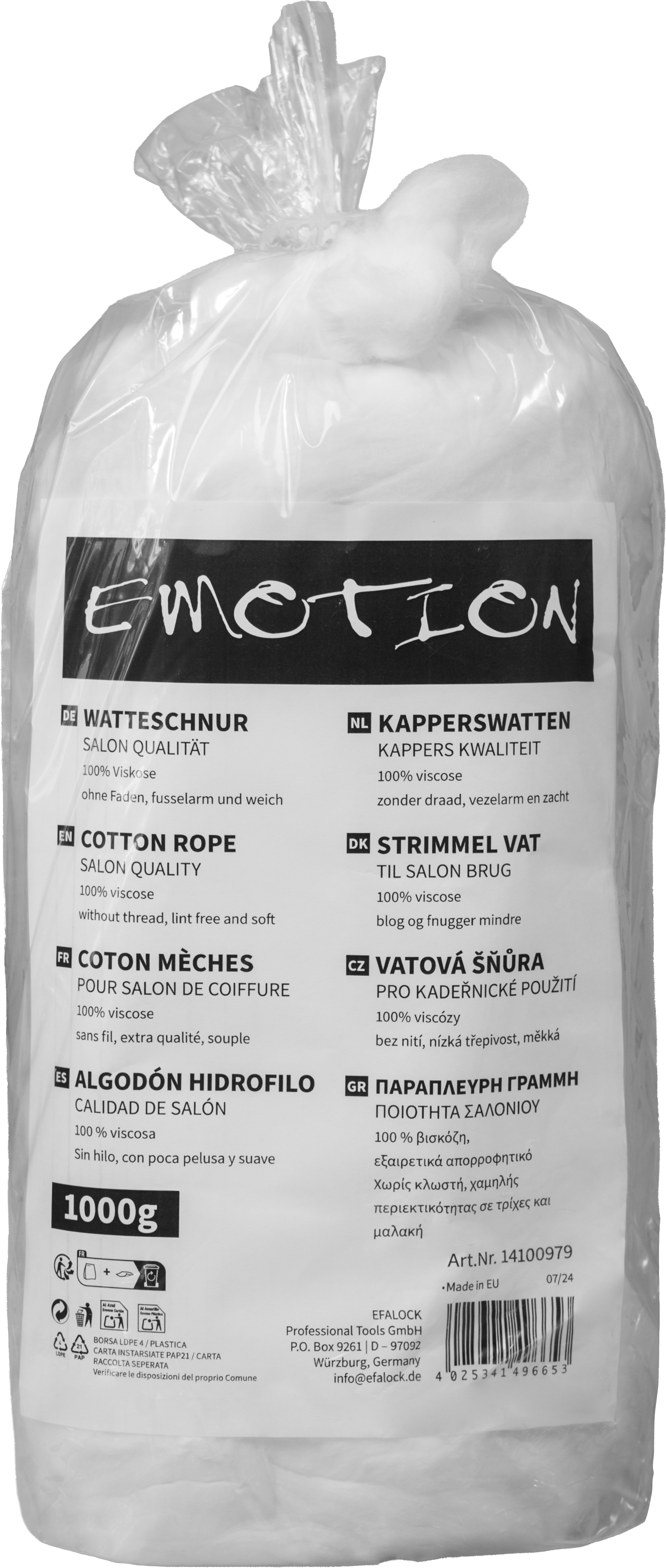 Emotion Watteschnur 100% Viskose 1000g