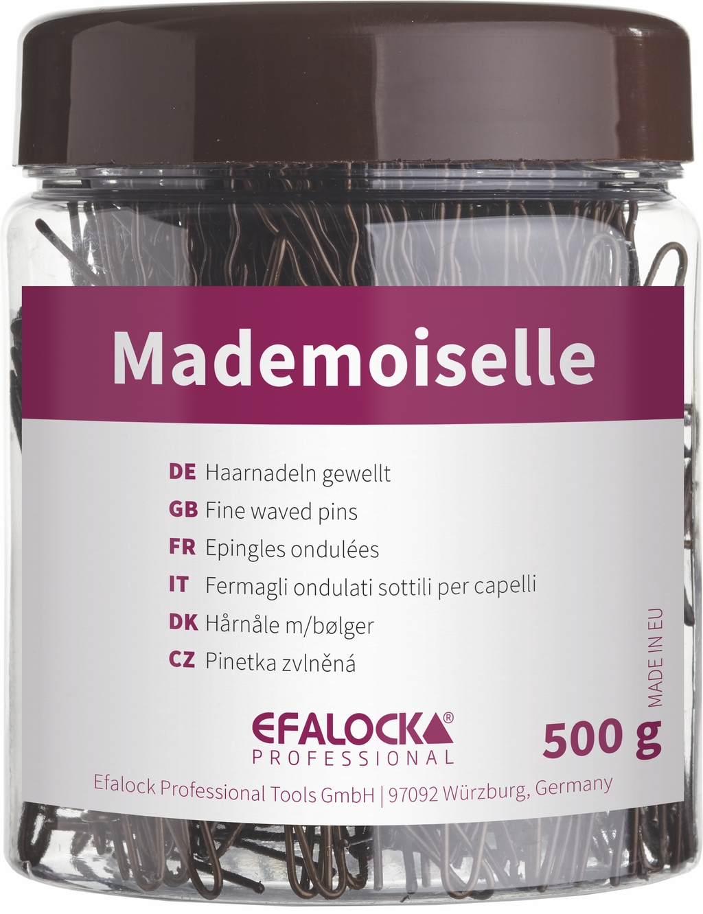 MADEMOISELLE Haarnadeln 65mm braun 500g