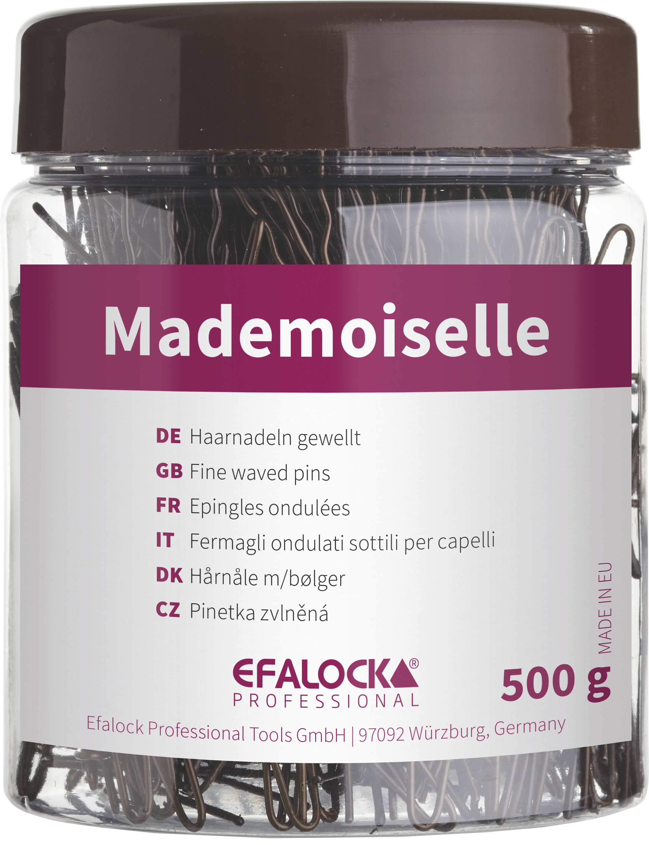 MADEMOISELLE Haarnadeln 65mm braun 500g