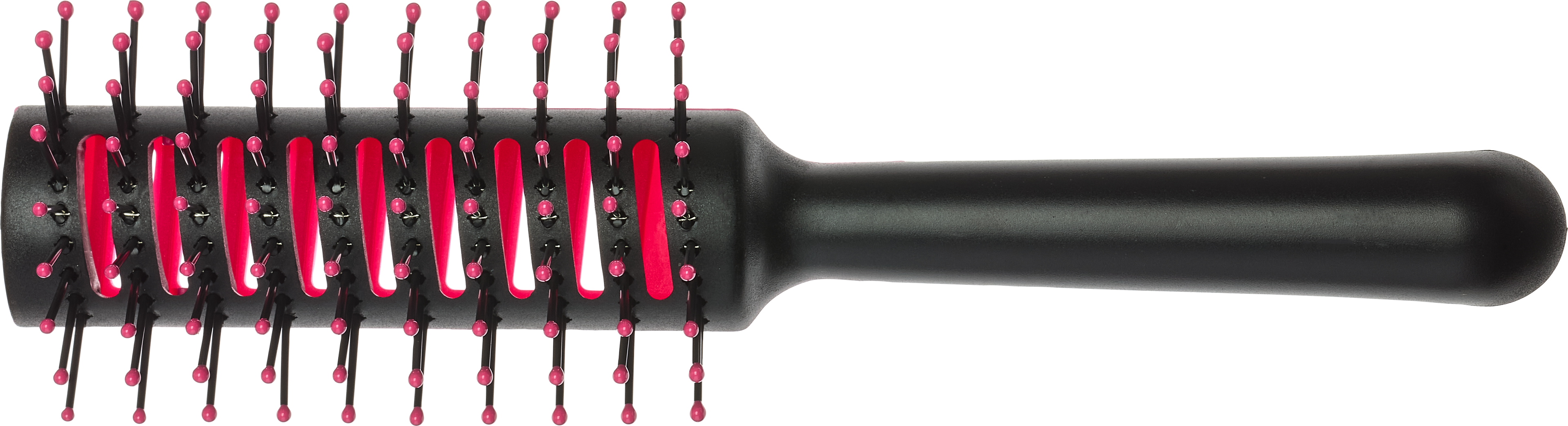 TURBO VENT CLASSIC Tunnelventbürste schwarz-pink