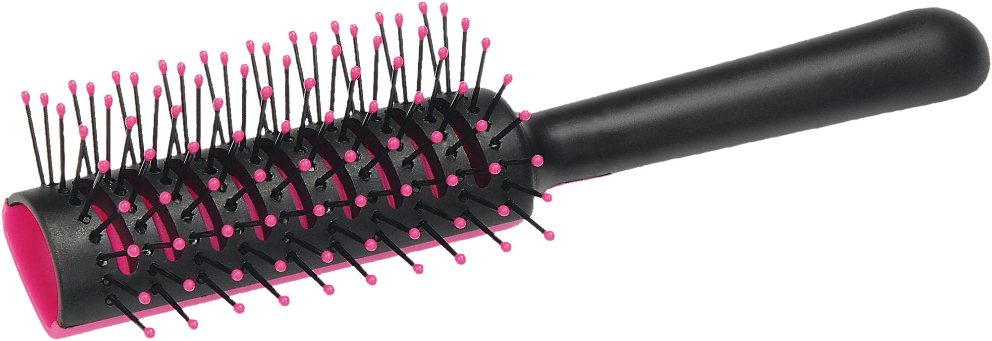 TURBO VENT CLASSIC Tunnelventbürste schwarz-pink