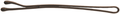 CHEVALIER Haarklemmen 5cm braun 100Stk.