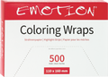 Emotion COLORING WRAPS Strähnenpapier 110x160mm - 500Stk.
