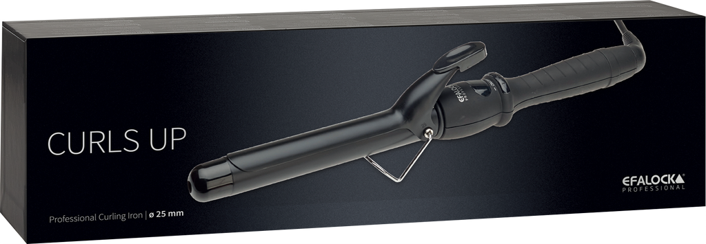 CURLS UP Lockenstab 25mm schwarz