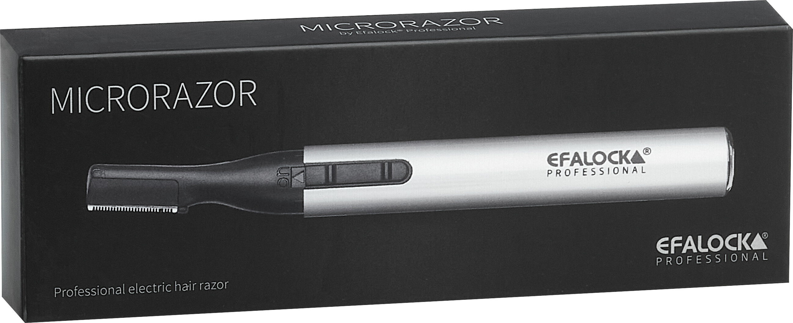 MICRORAZOR Mini-Haarschneider silber/schwarz