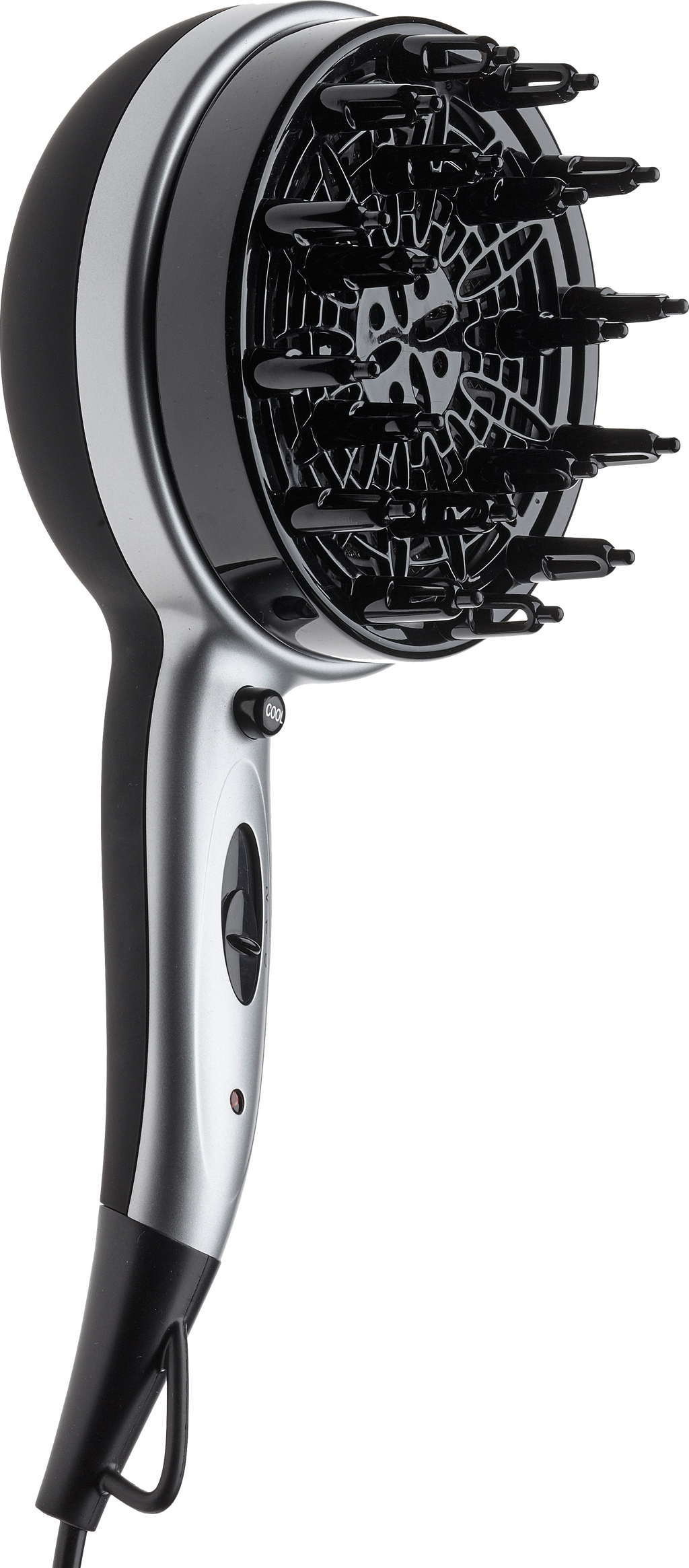 STYLINGO Haartrockner silber-schwarz