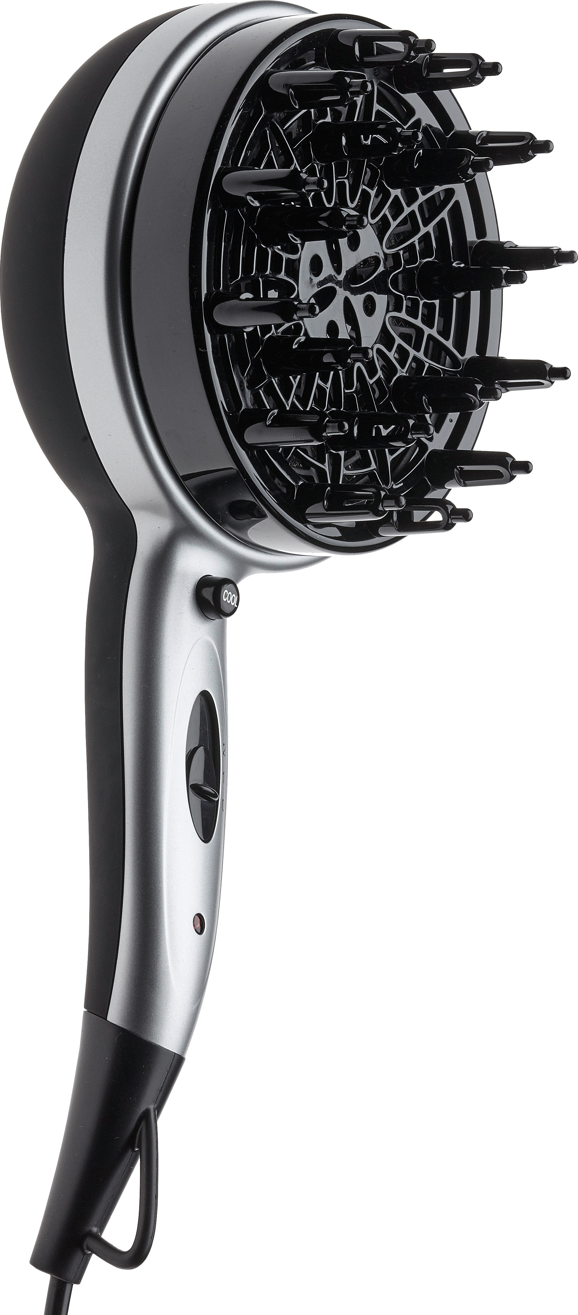 STYLINGO Haartrockner silber-schwarz