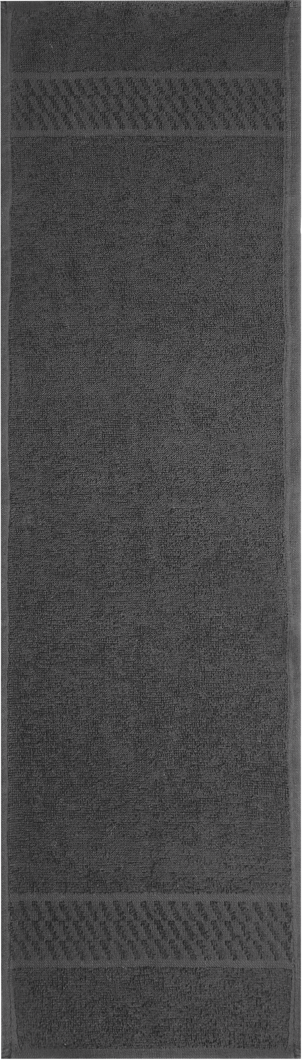 BARBER Handtuch/Kompresse 70 x 20cm schwarz