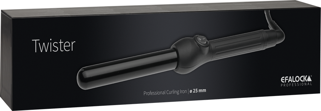 TWISTER Lockenstab 25mm schwarz