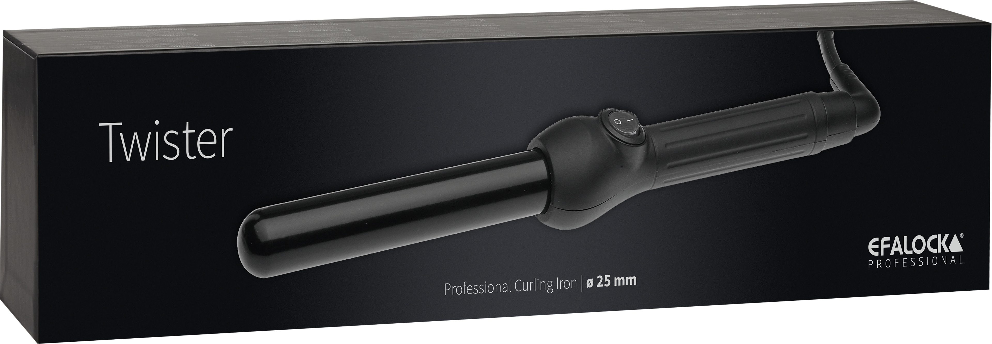 TWISTER Lockenstab 25mm schwarz