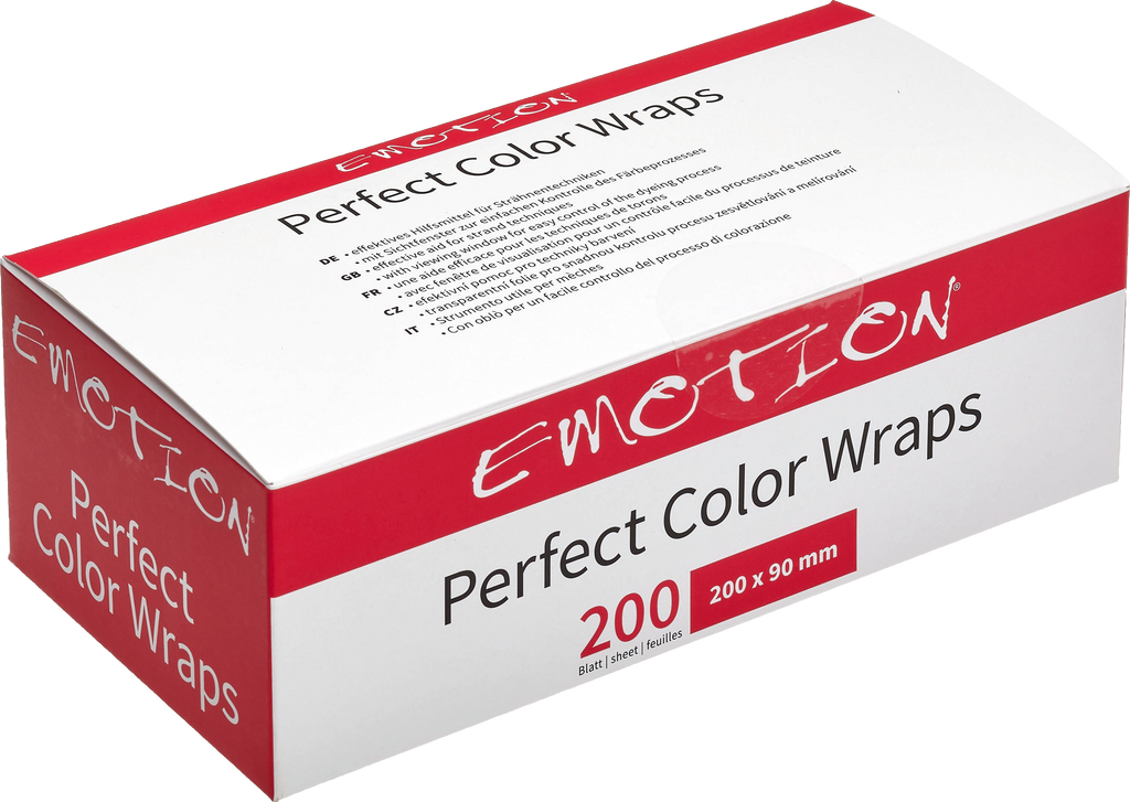 Emotion PERFECT COLOR WRAPS Strähnenfolie M 9x20cm - 200Stk.