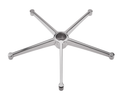 CliCTEC Fußkreuz für Rollhocker silber