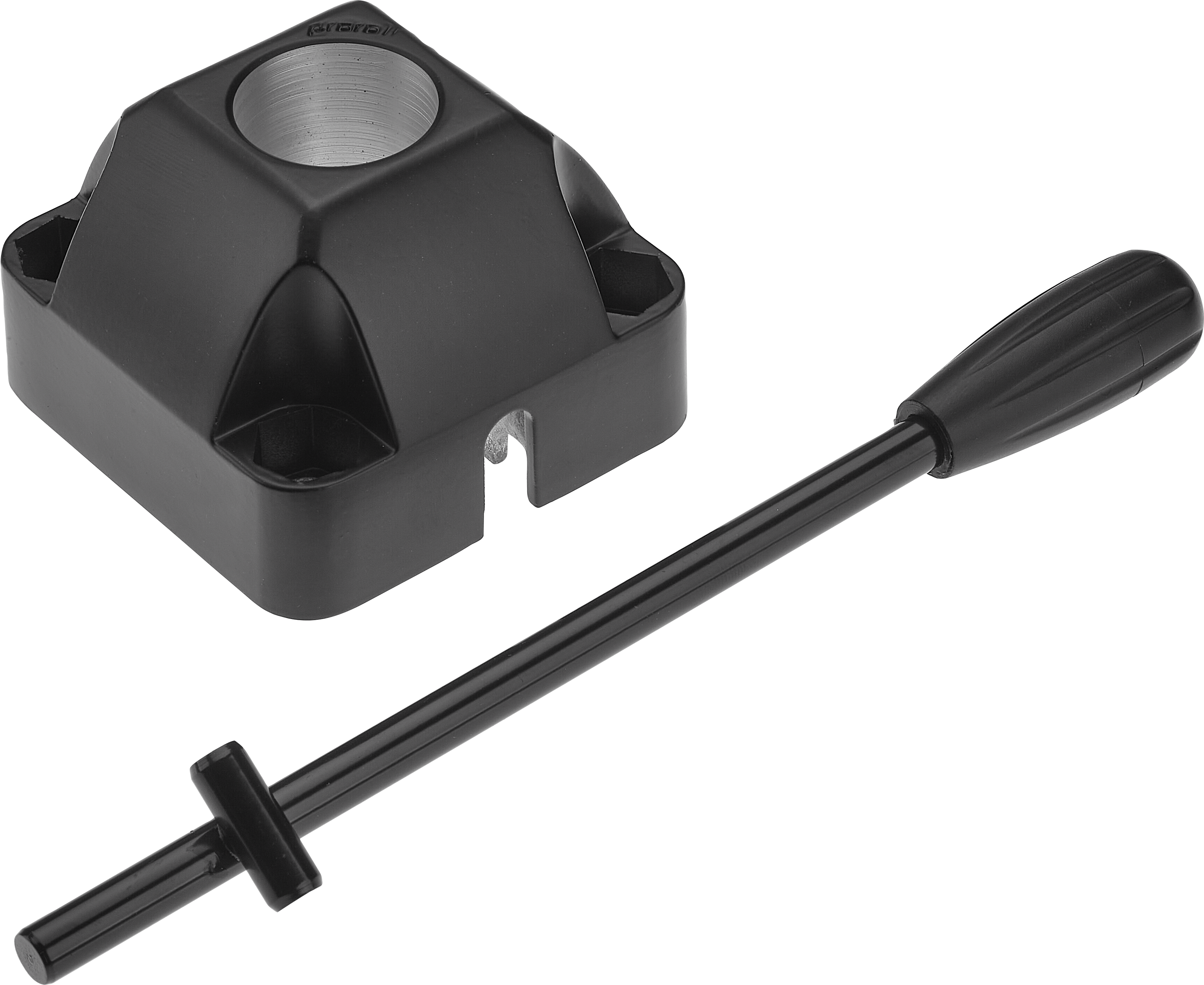 CliCTEC Mechanik für Rollhocker schwarz