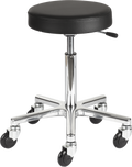 CliCTEC CLASSIC ROUND Rollhocker M silber