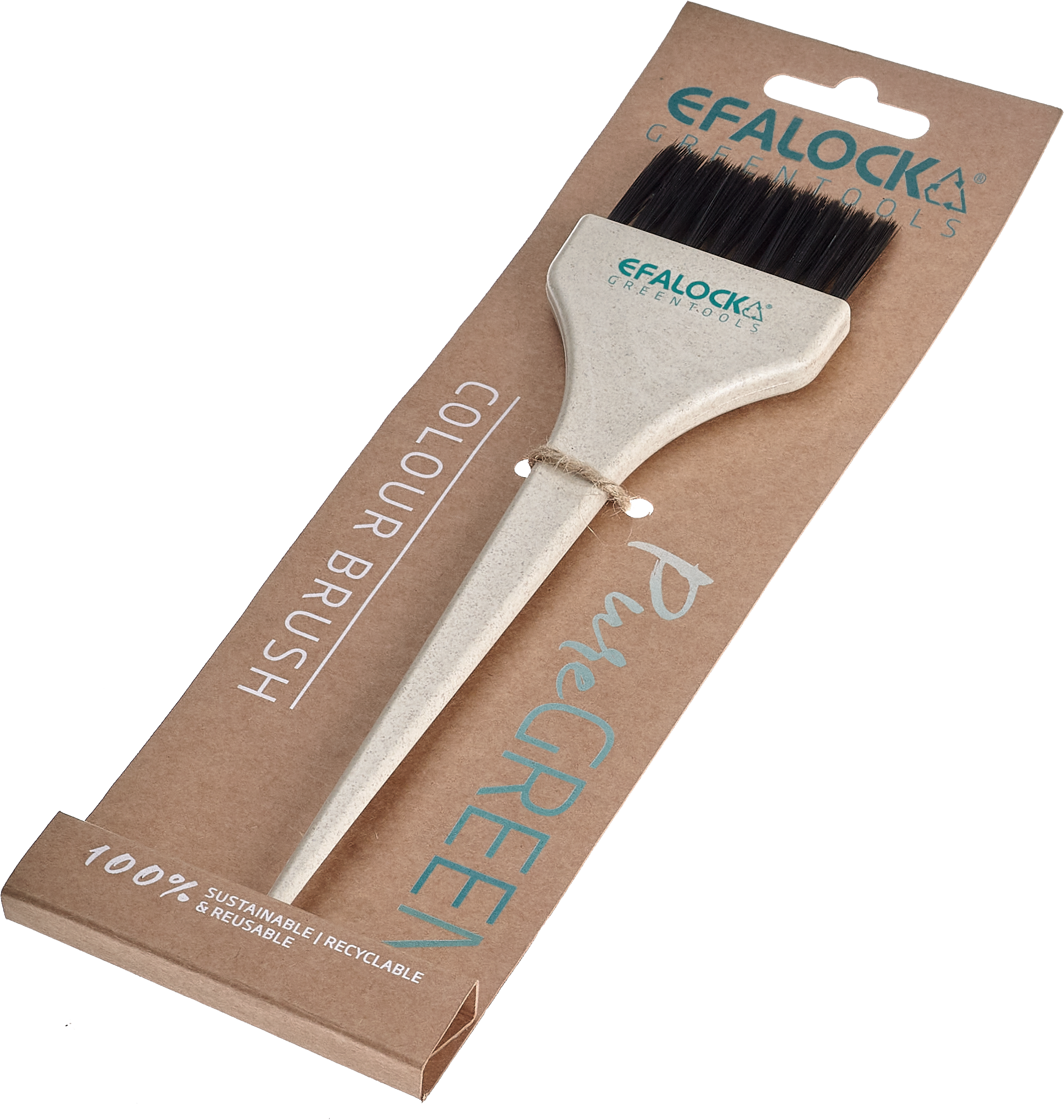 PureGREEN Färbepinsel beige breit