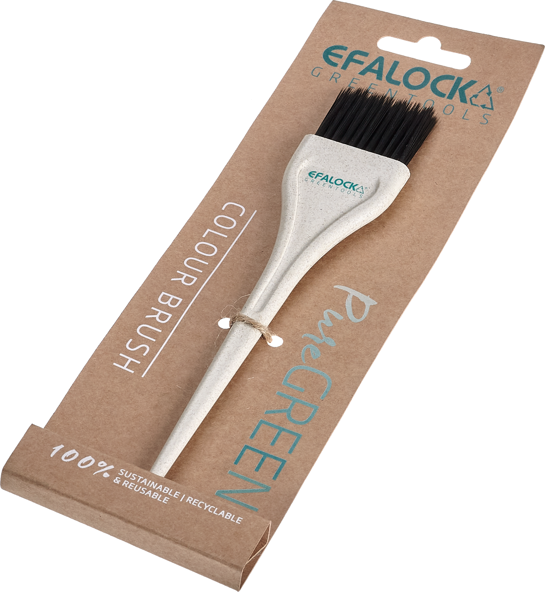 PureGREEN Färbepinsel beige schmal