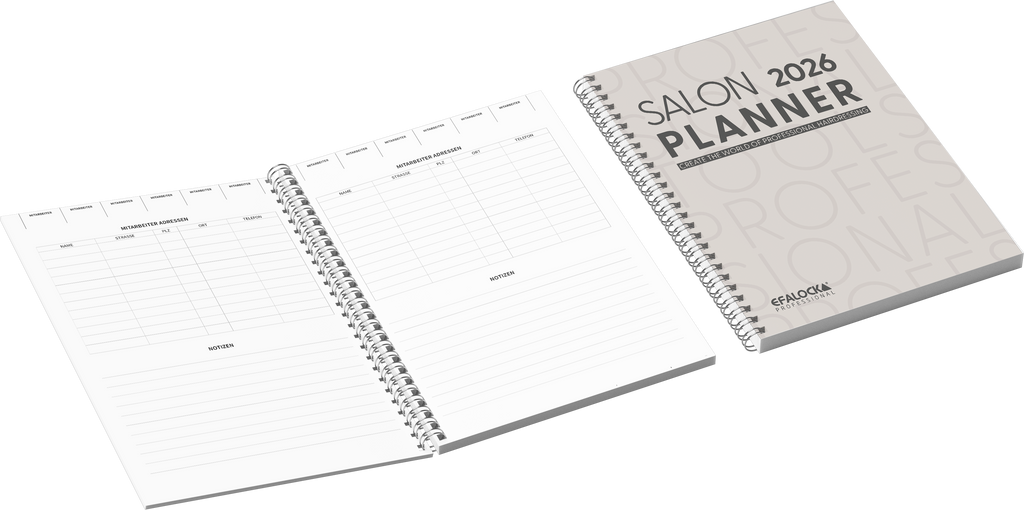 SALON PLANNER Vormerkbuch 2026 1-bdg.