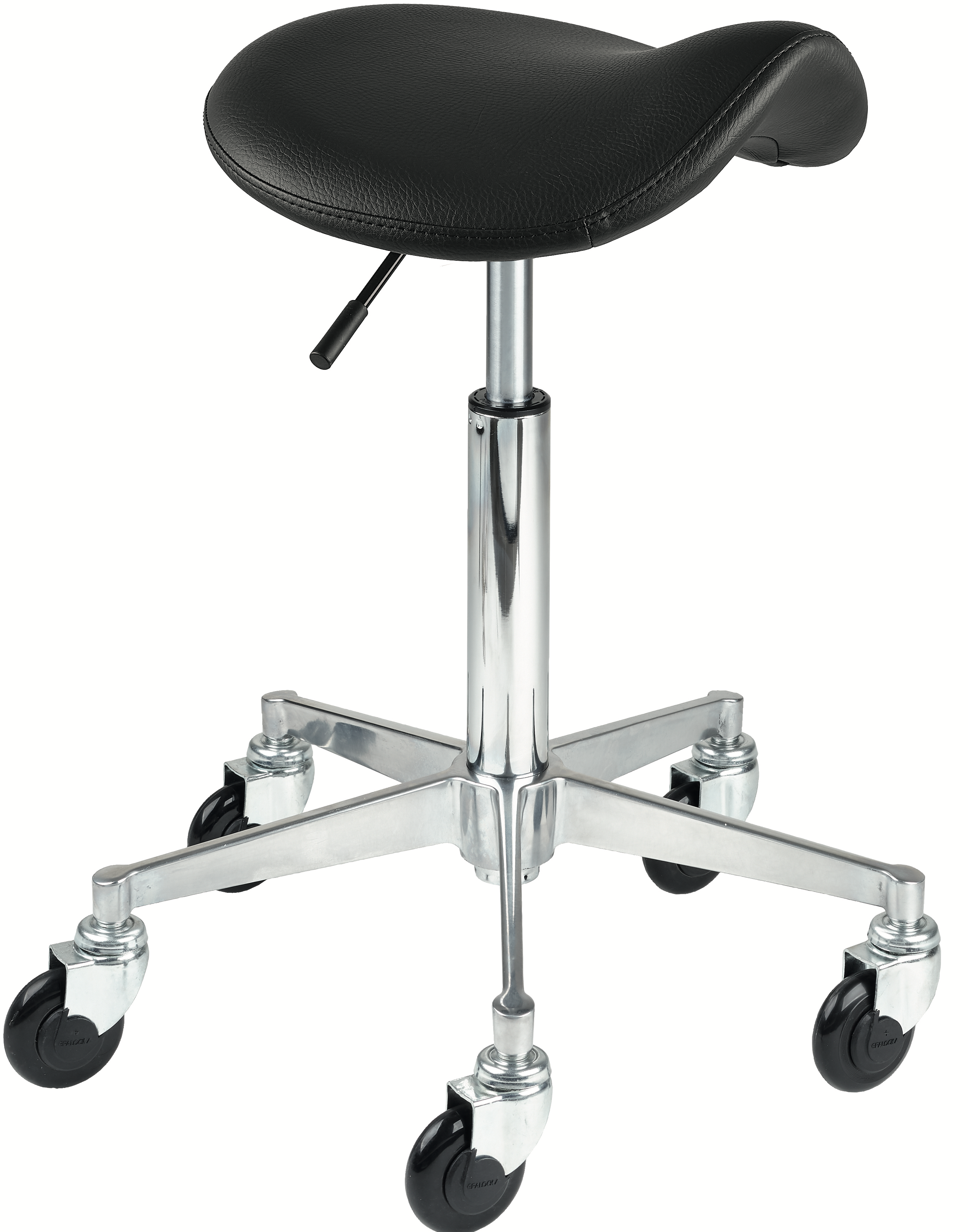 CliCTEC SADDLE COMFY Rollhocker M silber