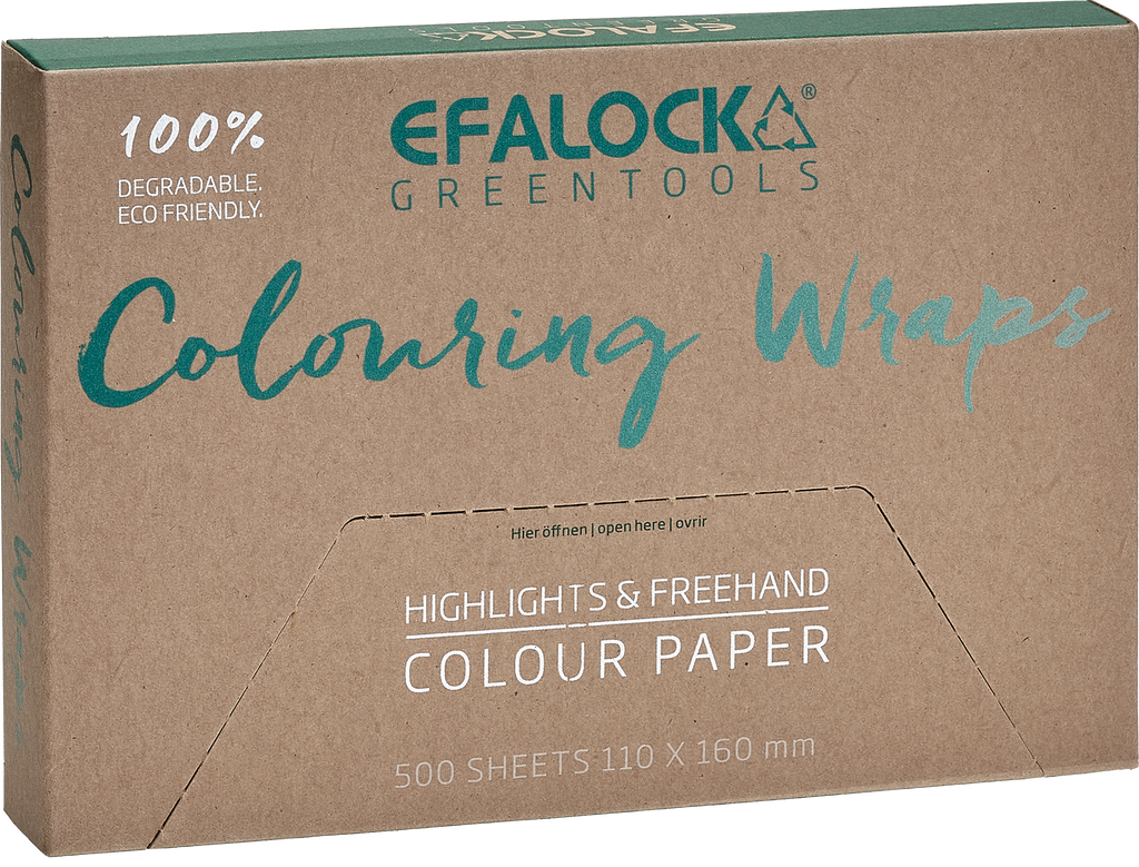 PAPERGREEN COLORING Wraps Strähnenpapier 110x160mm - 500Stk.