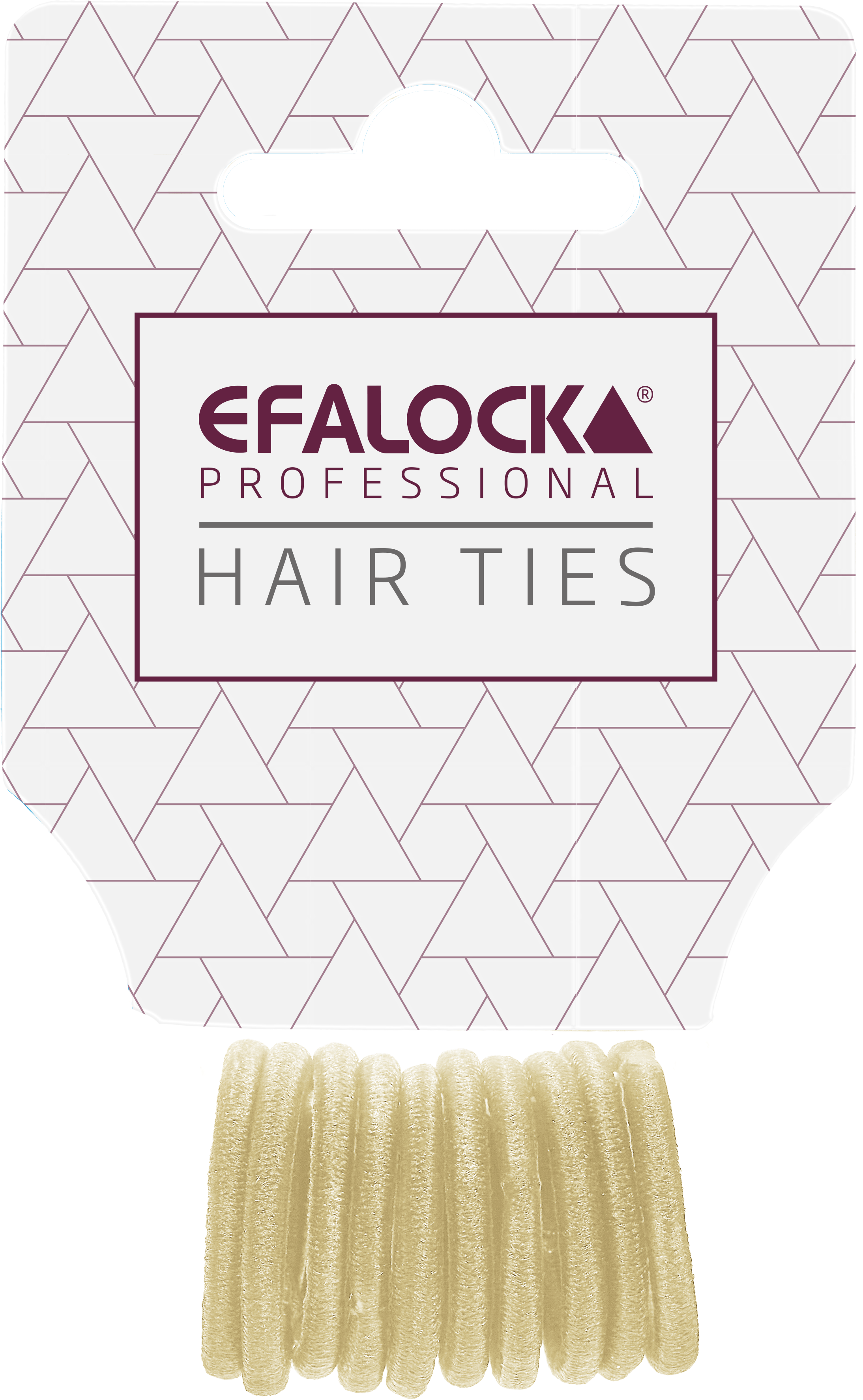 Haargummis mini blond 10Stk.