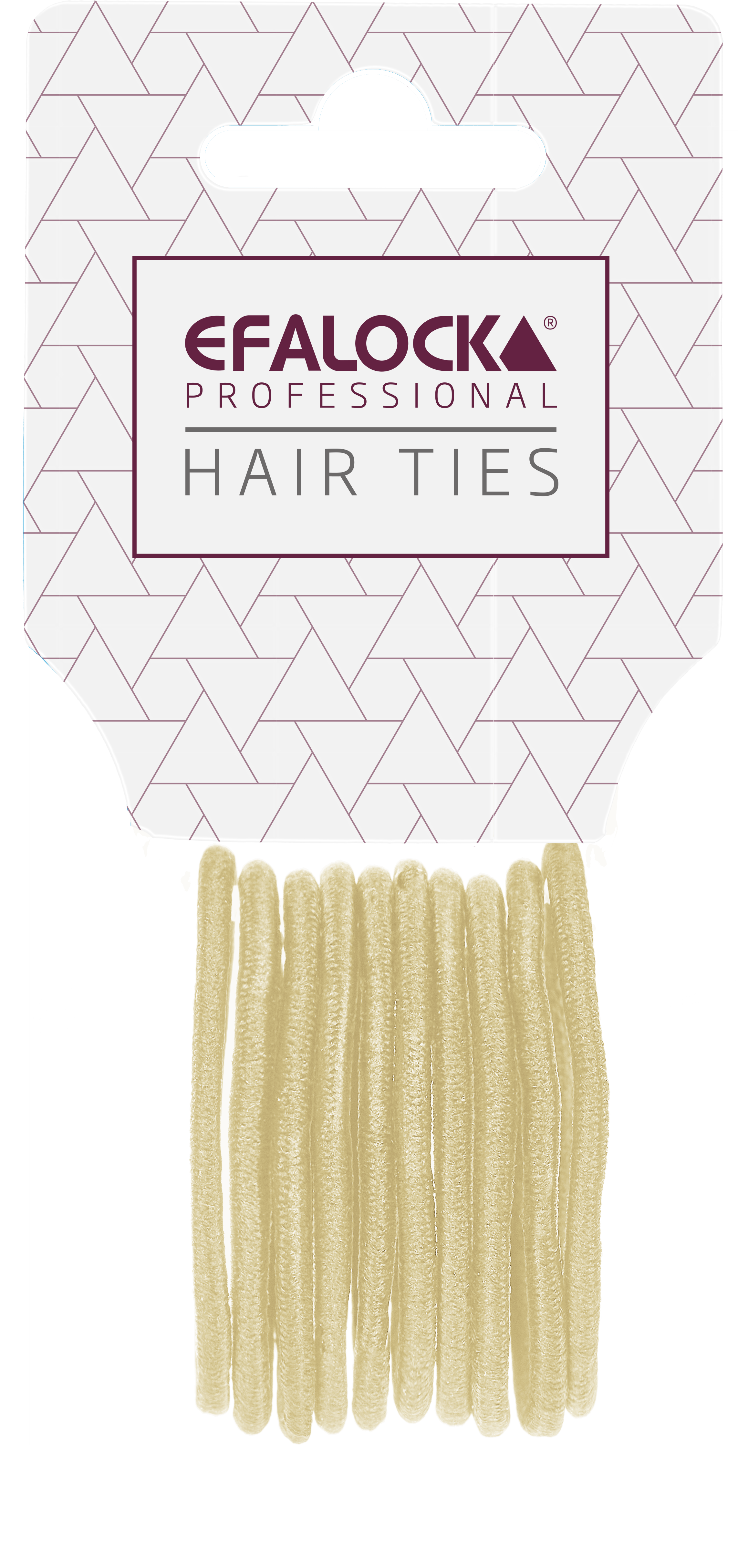 Haargummis klein blond 10Stk.