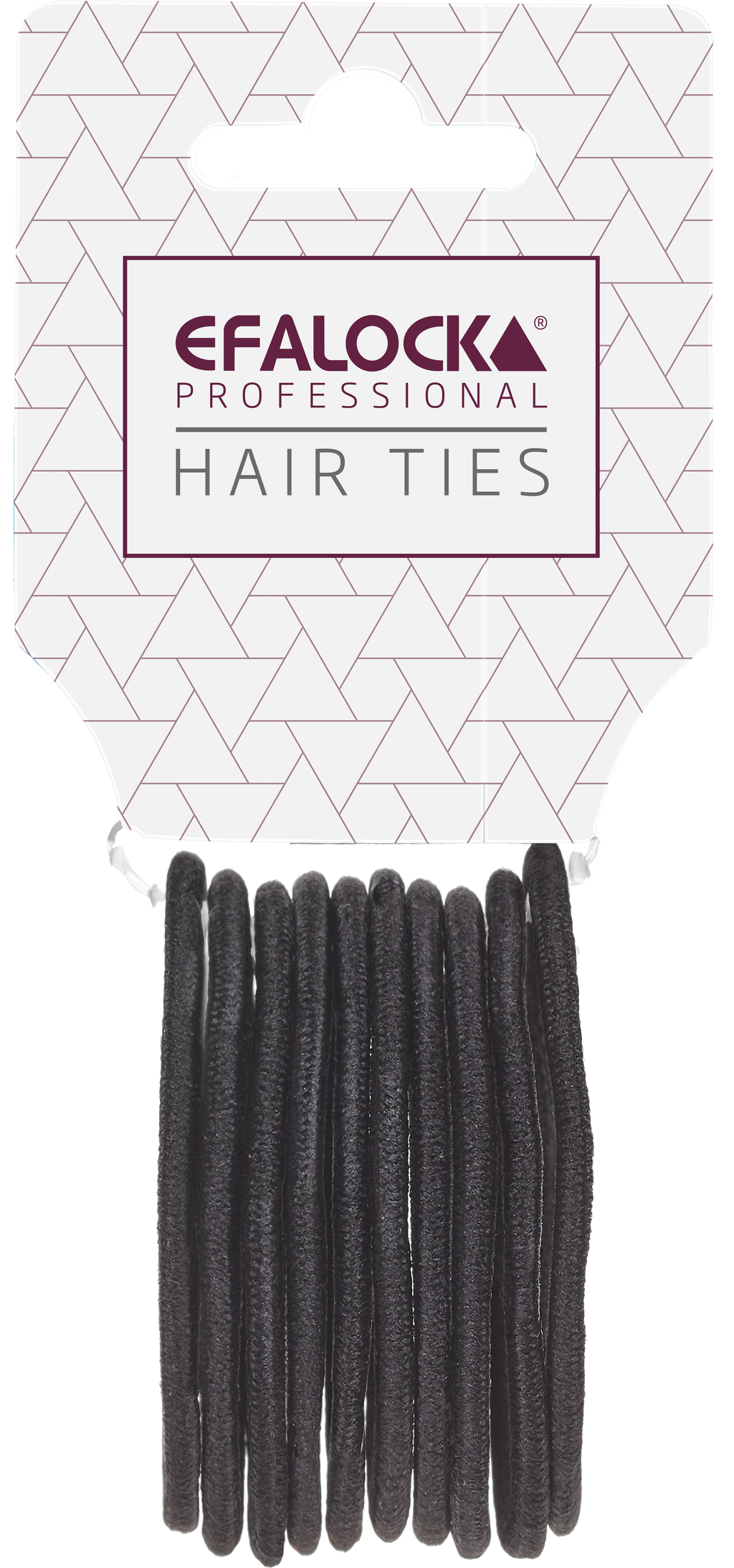 Haargummis standard schwarz 10Stk.