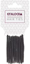 Haargummis standard schwarz 10Stk.